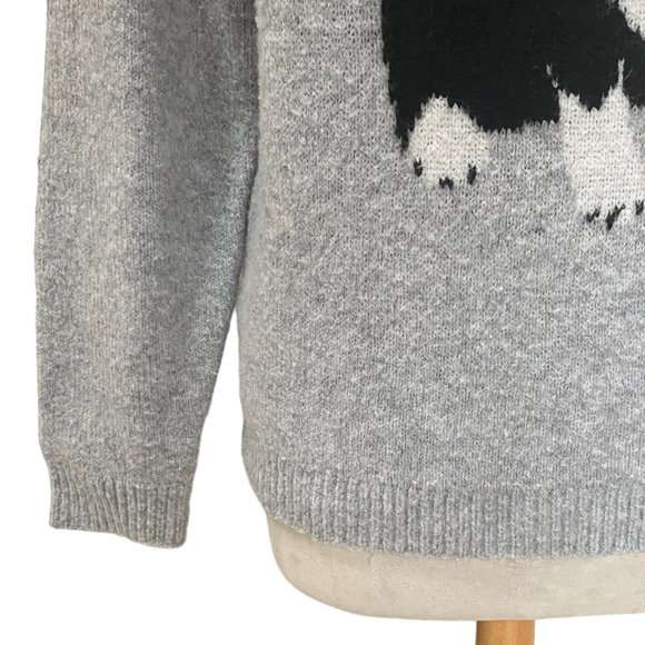 Cupcakes and Cashmere Intarsia French Bulldog Fuzzy Novelty Print Dog Sweater-XL - Picture 4 of 12